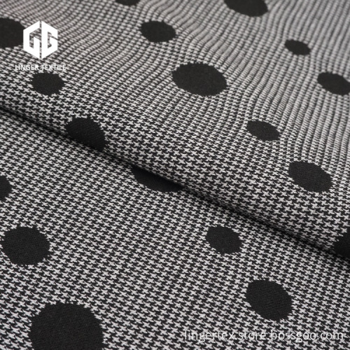 Spot Cotton Nylon Polyester Knitted Fabric Jacquard Fabric